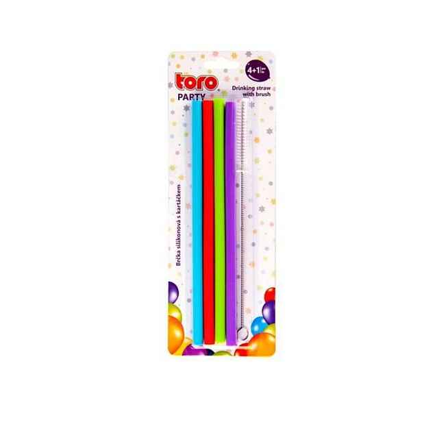 brčko d mm, 20cm, 4ks+čistič, SILIKON
