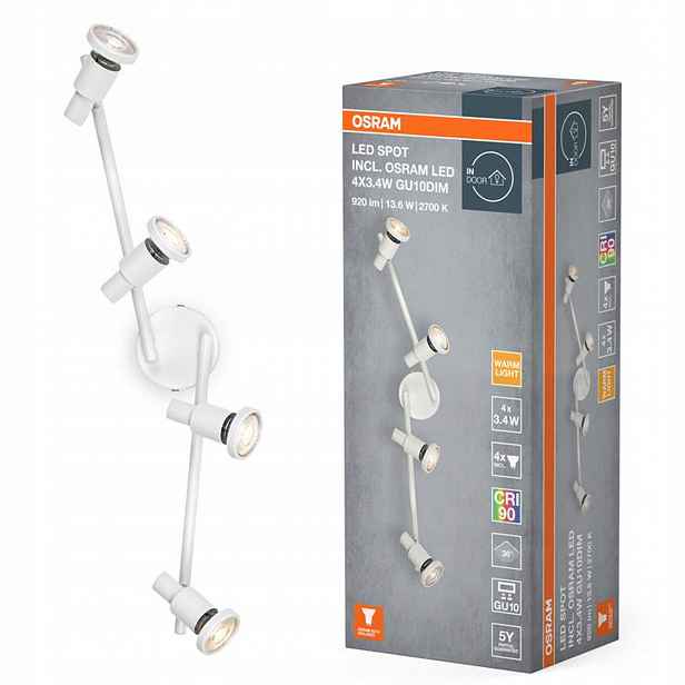 Led Spot 4X3.4W 927 GU10 Wt
