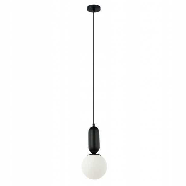 Závěsné Stropní Svítidlo ze skla 108 cm moderní černá do kanceláře Aldeva