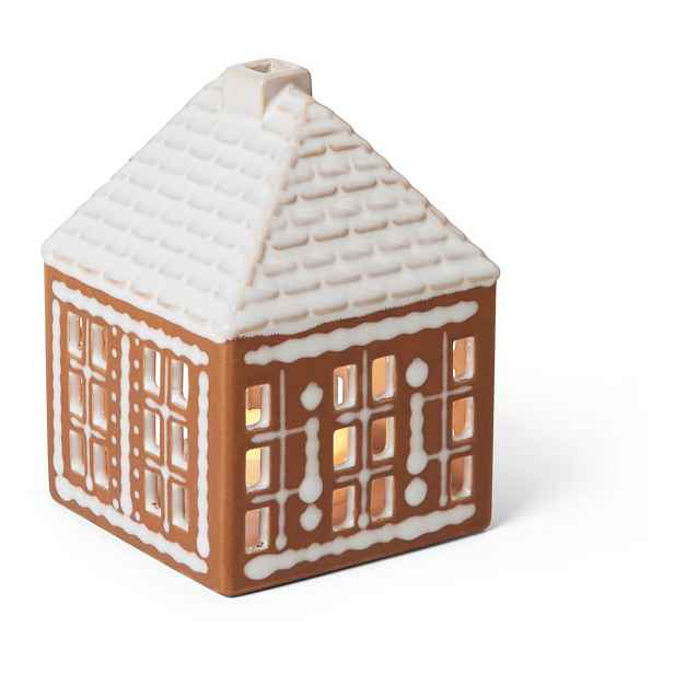 Keramický svícen na čajovou svíčku Gingerbread Lighthouse – Kähler Design