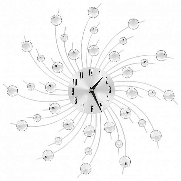 vidaXL Nástěnné hodiny se strojkem Quartz 50 cm moderní design