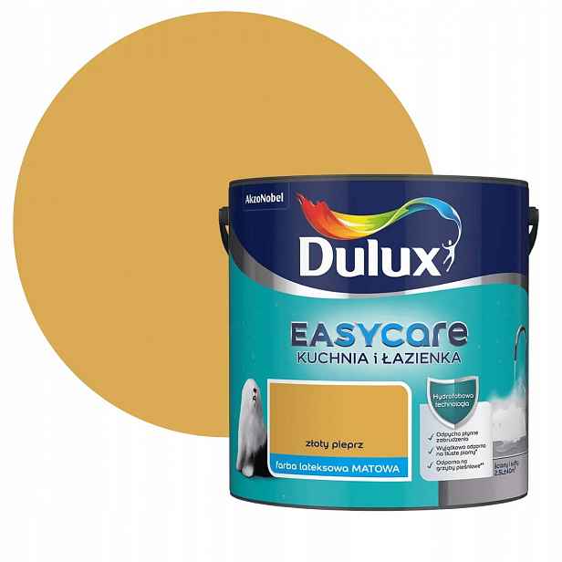 Dulux Easy Kuchyňská Koupelna Zlatý pepř 2,5L Mat Barva Na Stěny A Stropy