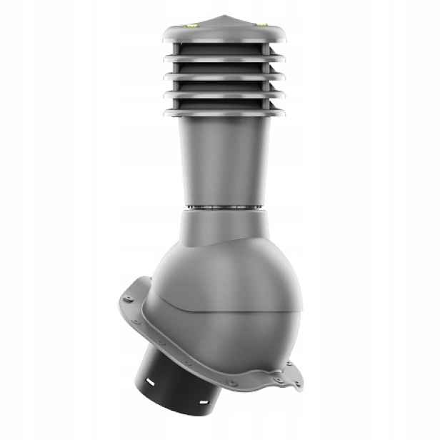 Větrací komín Smartline profil F fi 125 mm, nezateplený grafit