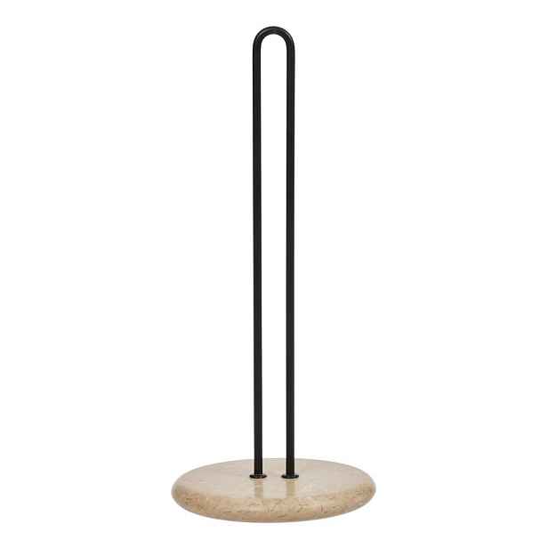 Béžový mramorový stojan na papírové utěrky ø 14 cm Savi – OYOY Living Design