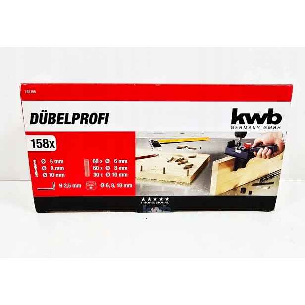 K5064 Šablona pro dibli a vrtání Dubelprofi 158x