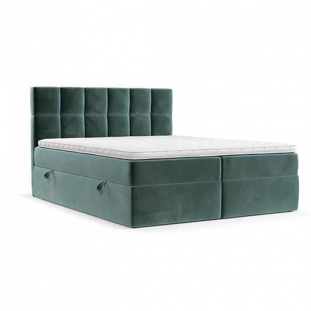 AltaBeds POSTEL BOXSPRING VARENO 140/200 Tyrkysová