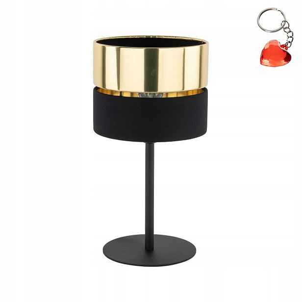 Černá stolní lampa Hilton 38 Cm E27 Moderní Tk Lighting