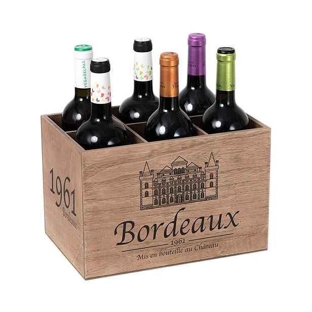 Dřevěný stojan na víno Balvi Bordeaux
