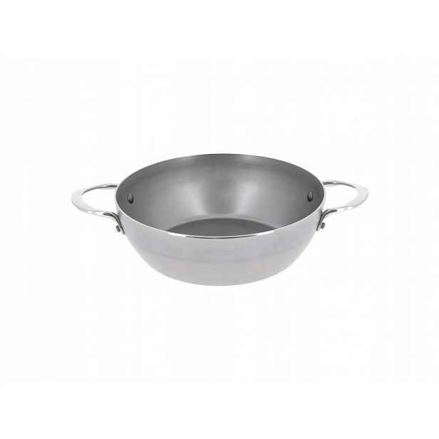 Hluboká pánev de Buyer Mineral B 32 cm, dvě ucha, ocel