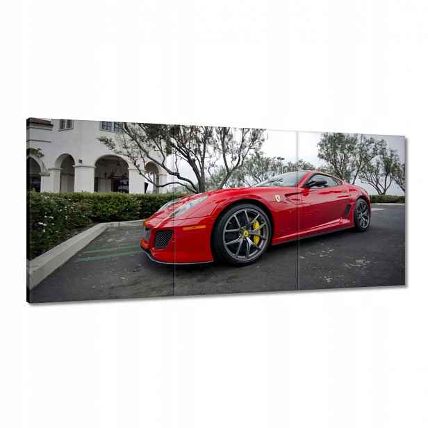 Obrazy 150x70 Červené auto Ferrari
