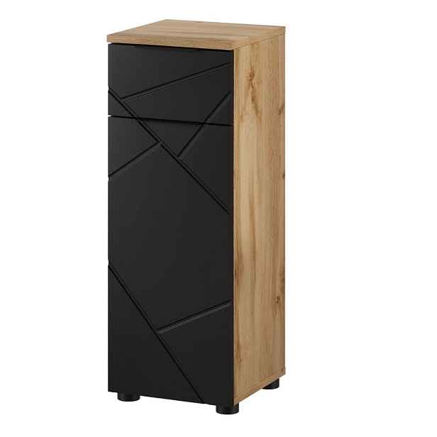 Szynaka Koupelnová skříňka nízká MAZI BLACK 45 | 30 cm