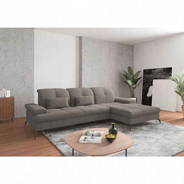 Sit & More ROHOVÁ SEDAČKA, textil, jílová barva