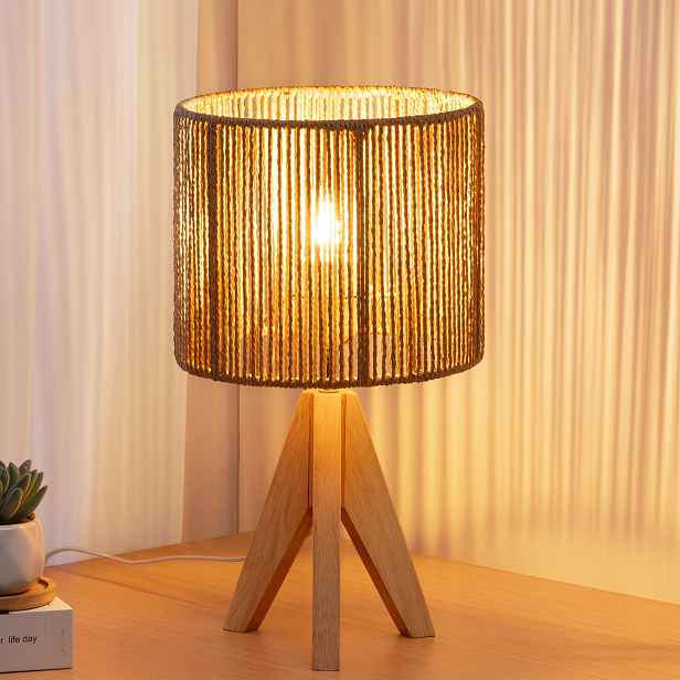 Noční lampička Edishine, stolní Led lampa, 2700K teplá bílá, vč. žárovky E27 4W