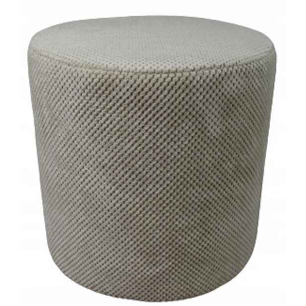 Taburet Kulatá 40 cm Zefir Dot hrubý velur barvy
