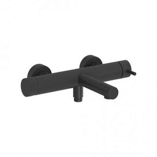 Vanová baterie Ravak Nox bez sprchového setu 150 mm černá X070650