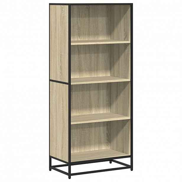 vidaXL Knihovna dub sonoma 60 x 35 x 139 cm kompozitní dřevo