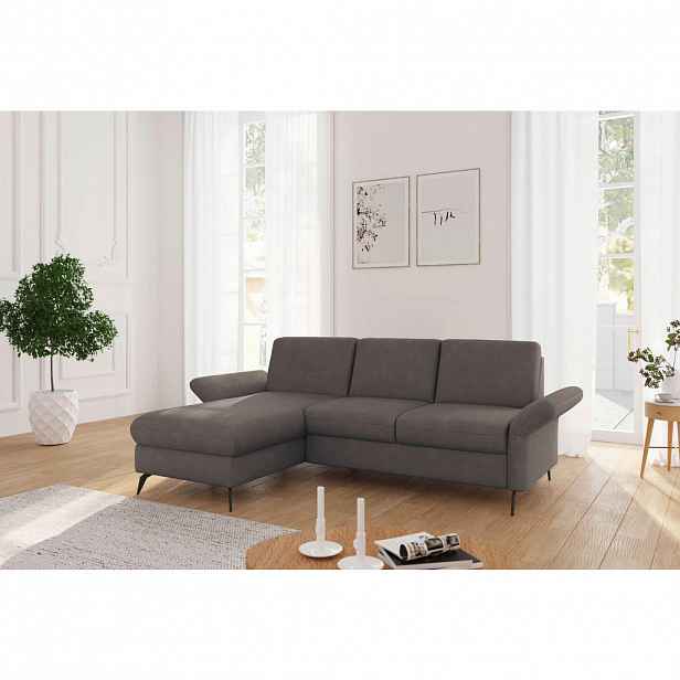 Sit & More ROHOVÁ SEDAČKA, textil, jílová barva