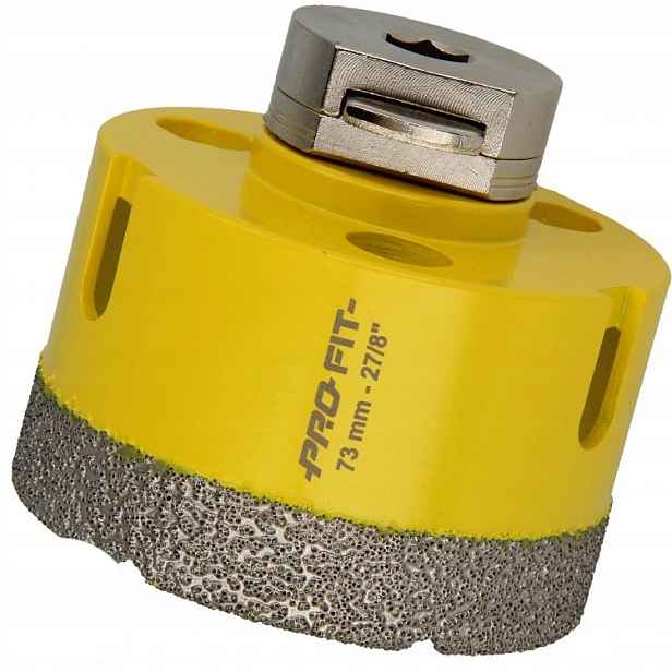 Pro-fit Korunkový Vrták Diamantová D73 mm S10HEX kámen