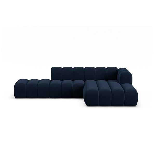 Tmavě modrá rohová pohovka (pravý roh) Lupine – Micadoni Home