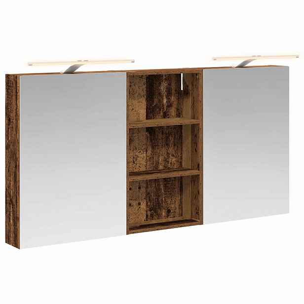 vidaXL Sada koupelnových skříněk 3 ks 140 x 14,5 x 70 cm
