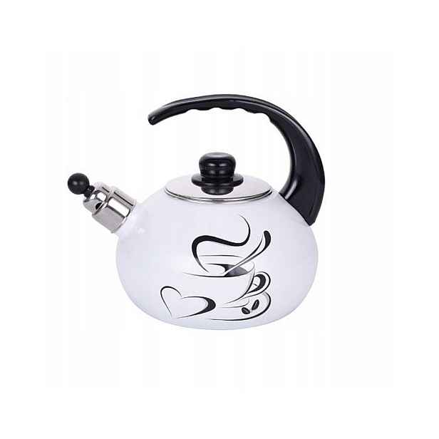 čajník 2,5l ŠAPO DEKOR, indukce, smalt/víčko NR