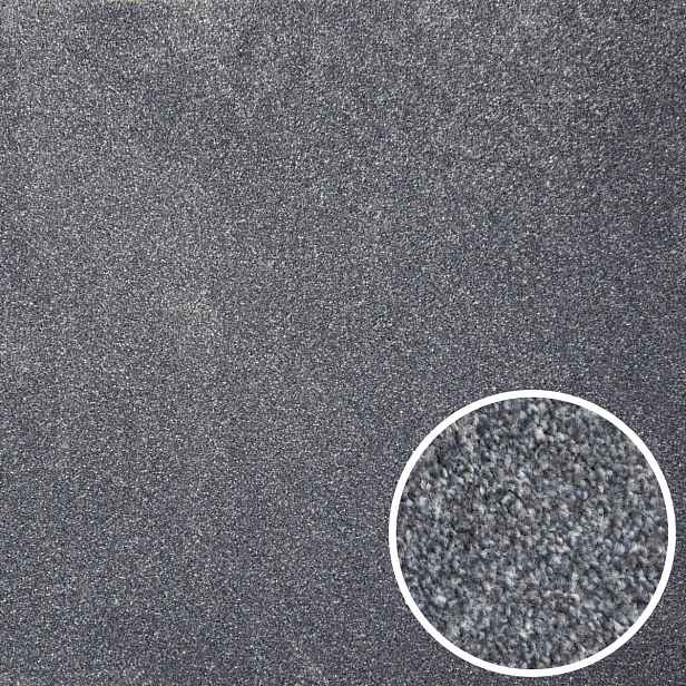 Metrážový koberec Prestige 376, na míru, šíře 4m, šedá, ab (mřížka), dětský pokoj, Condor Carpets