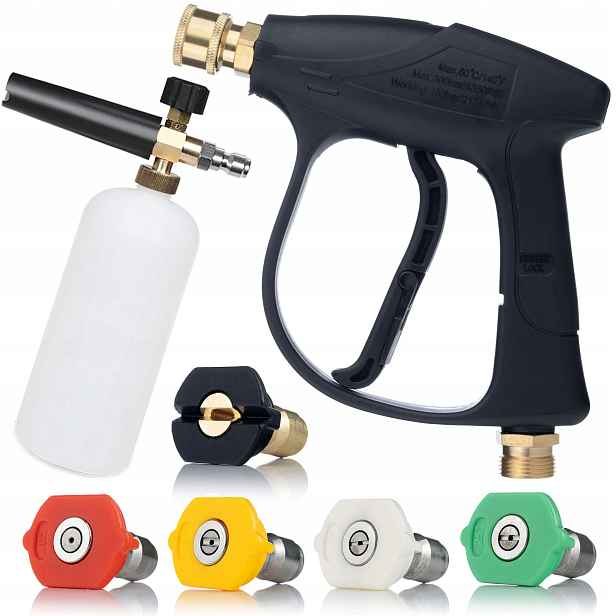 Sada Tlakové Mycí Pistole 4350 Psi 22 MM 1/4 Pěnovačka Pro Rosfix
