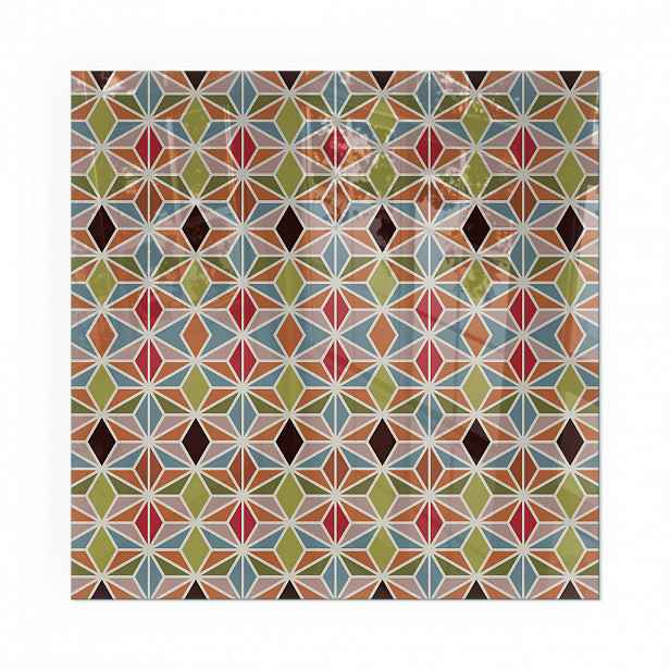 TULUP PODLOŽKA POD KRB 60x60 cm - Polygonální vzory v mřížce