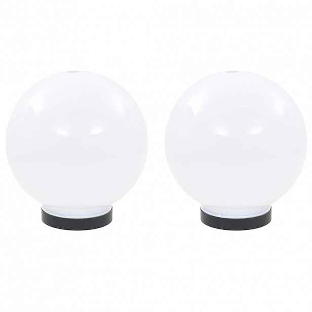 vidaXL Kulovité LED lampy 2 ks koule 20 cm PMMA