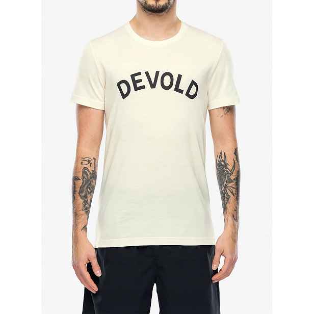 Merino tričko Devold Classic Legacy Tee bílé, velikost M