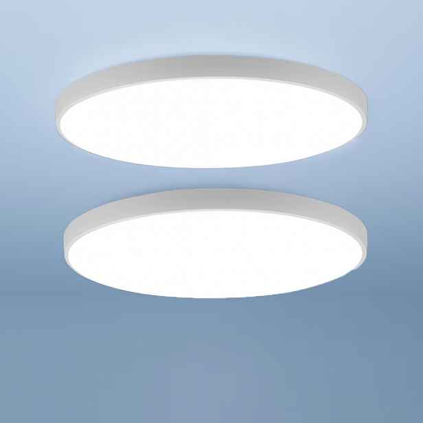 TEMU 2-balení ultratenkých LED stropních svítidel 6500K studená bílá kulatá stropní lampa do ložnice kuchyně 18W 23 X 4Cm nestmívatelná