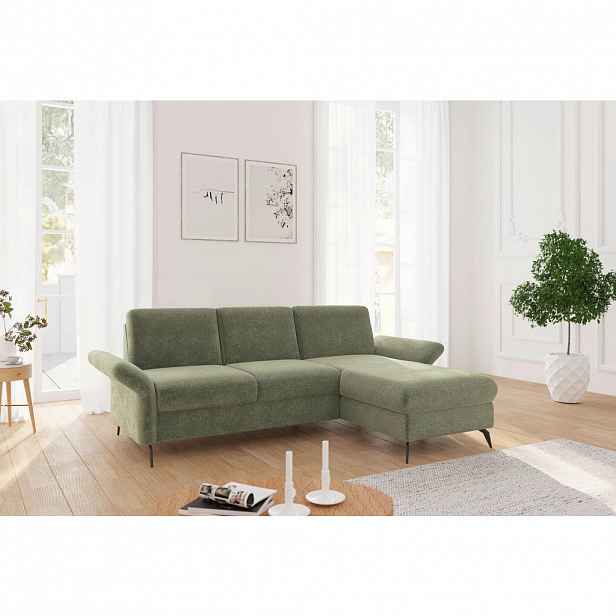 Sit & More ROHOVÁ SEDAČKA, textil, světle zelená