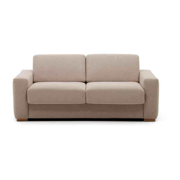 Béžová rozkládací pohovka 244 cm Anley – Kave Home