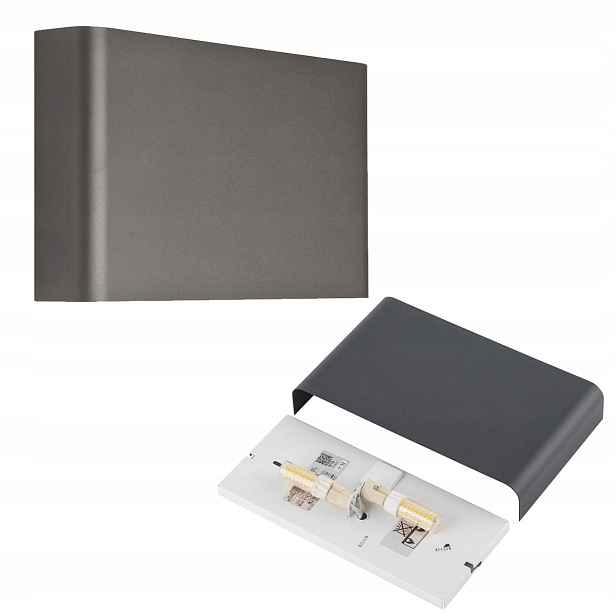 Nowodvorski Nástěnné svítidlo Haga Graphite 9710