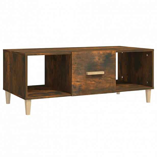 vidaXL Konferenční stolek kouřový dub 102x50x40 cm kompozitní dřevo