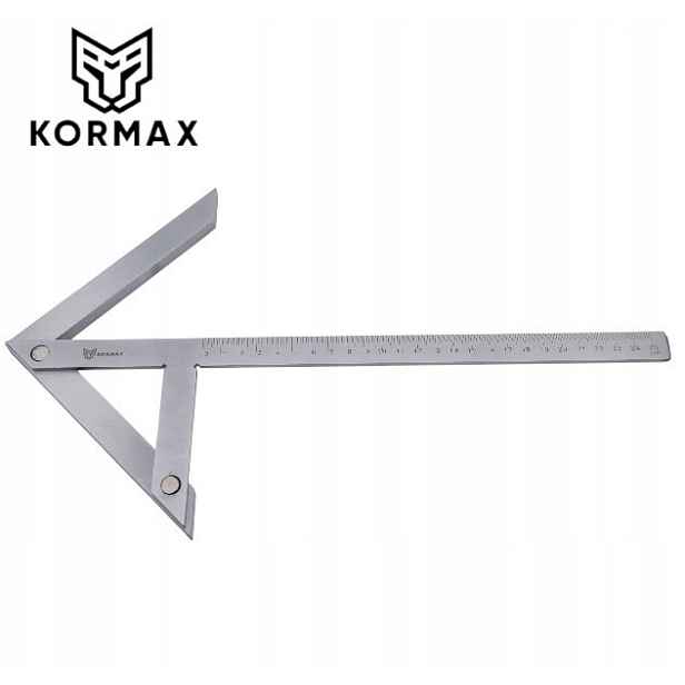 Středící úhelník 250x160 mm Přesný středicí prvek Kormax (MT1701-41)