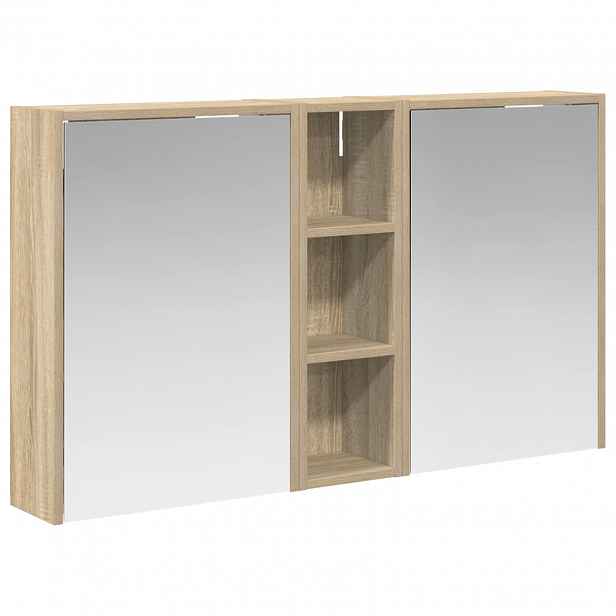 vidaXL Sada koupelnových skříněk 3 ks 106 x 16 x 62,5 cm