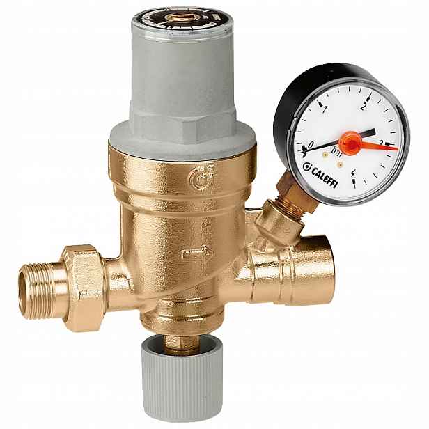 Automatický plnicí ventil 1/2" s manometrem Caleffi