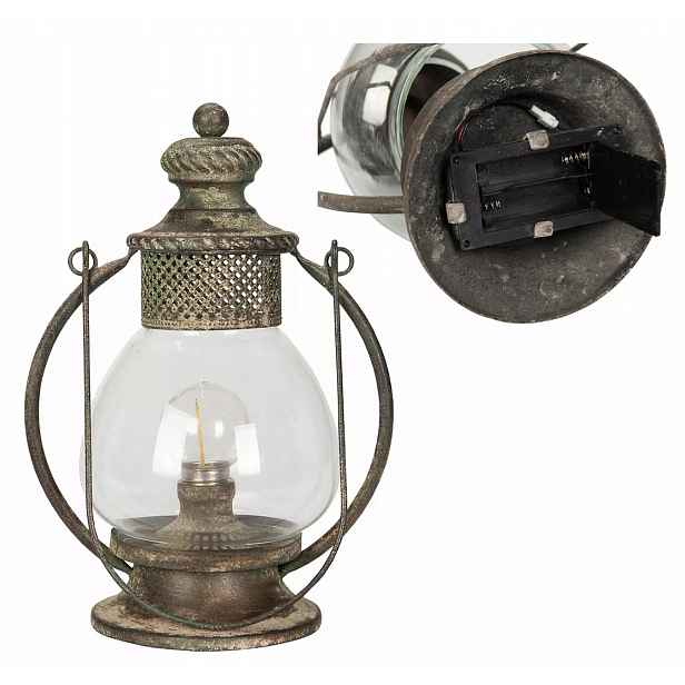 Led Lucerna Retro Kovová Skleněná Vánoční Lampa Do Obývacího Pokoje Domu