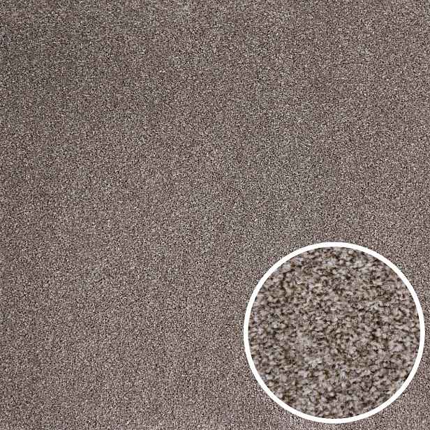 Metrážový koberec Prestige 492, na míru, šíře 4m, hnědá, ab (mřížka), dětský pokoj, Condor Carpets