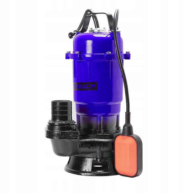 Ponorné čerpadlo s drtičem Einbach DE-5510 750W 18m3/h 10 m plovák