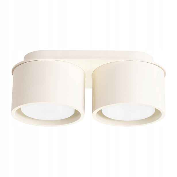 Sollux Lighting dvojitý stropní spot 2xGX53 10W Modo béžový
