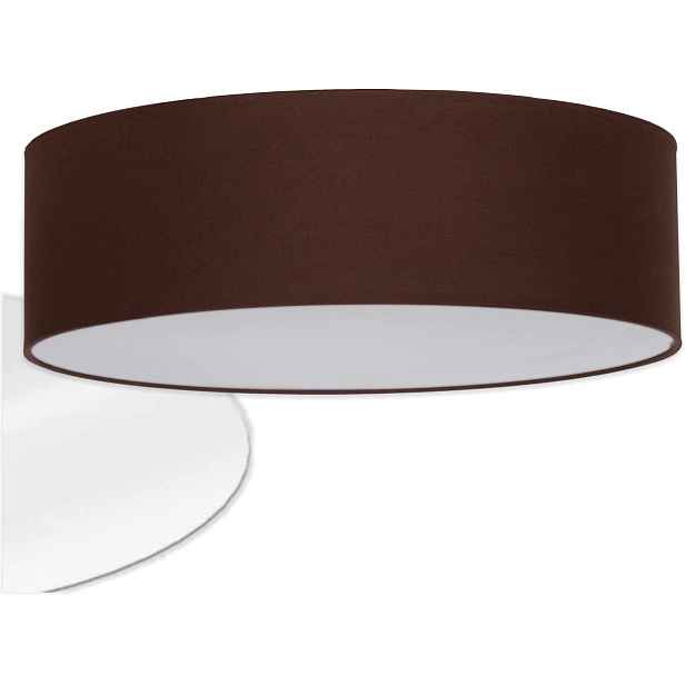 Stropní Svítidlo Nástěnný Led 60 W Kulatý Válec Hnědý 40 cm 2 x E27 Univerzální
