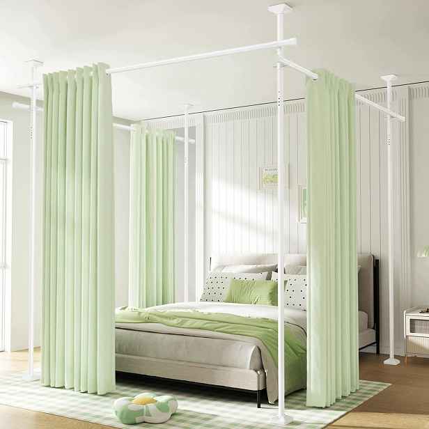 Tyče na záclony Weldun 122-305 cm x 71-380 cm bez vrtání