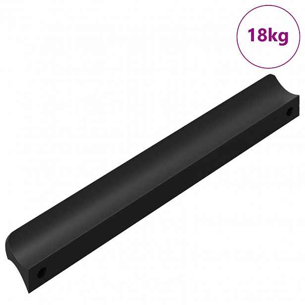 vidaXL Rukojeť 973 ks Černá 106 x 7,4 x 15,5 mm Hliník