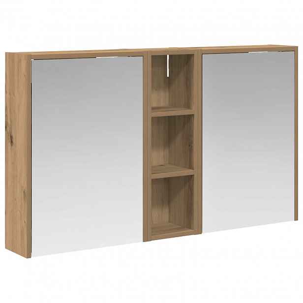 vidaXL Sada koupelnových skříněk 3 ks 106 x 16 x 62,5 cm