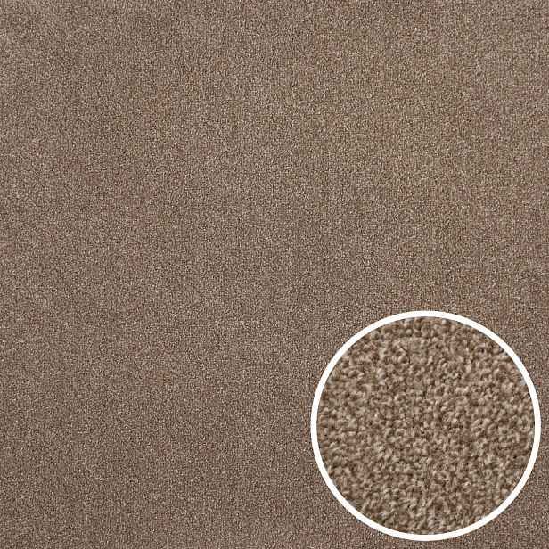 Metrážový koberec Prestige 94, na míru, šíře 4m, hnědá, ab (mřížka), dětský pokoj, Condor Carpets