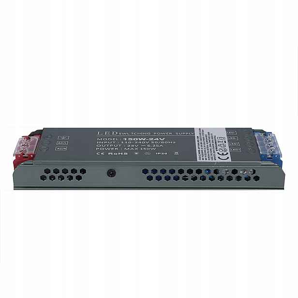 Napájecí zdroj H-pf 150-24 150W 24V IP20 pro Led pásky a Micro Magnetic lištu