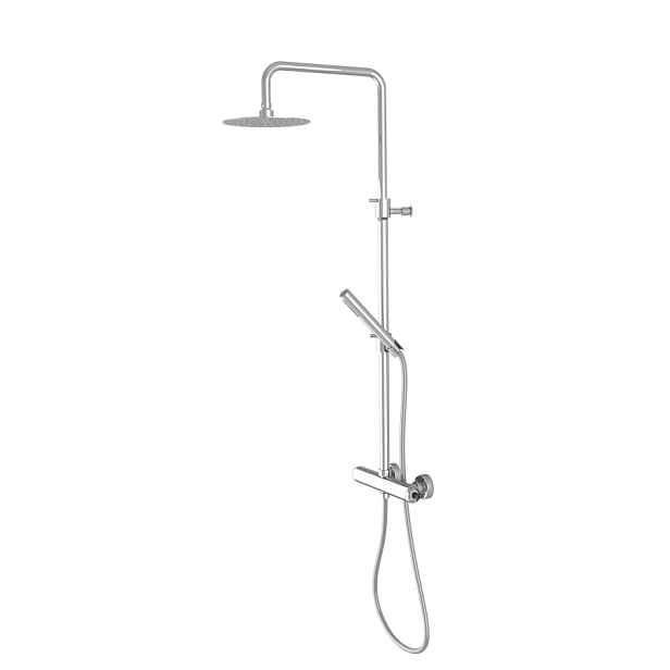 Sapho ULTRAMIX tělo sprchového sloupu s pákovou baterií, chrom