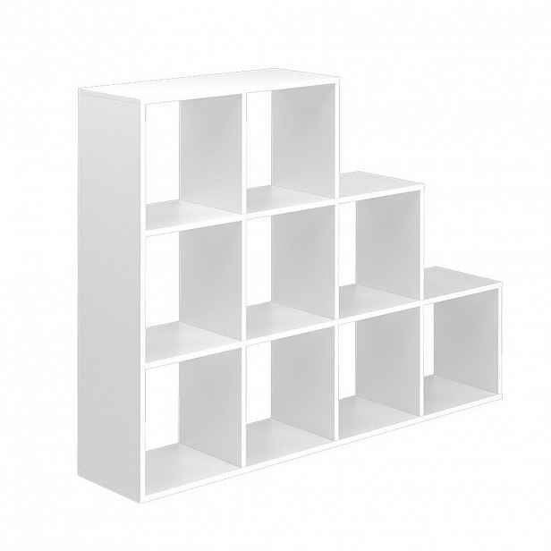 Vicco SCHODIŠŤOVÝ REGÁL Bílá 142.4 x 107.8 cm